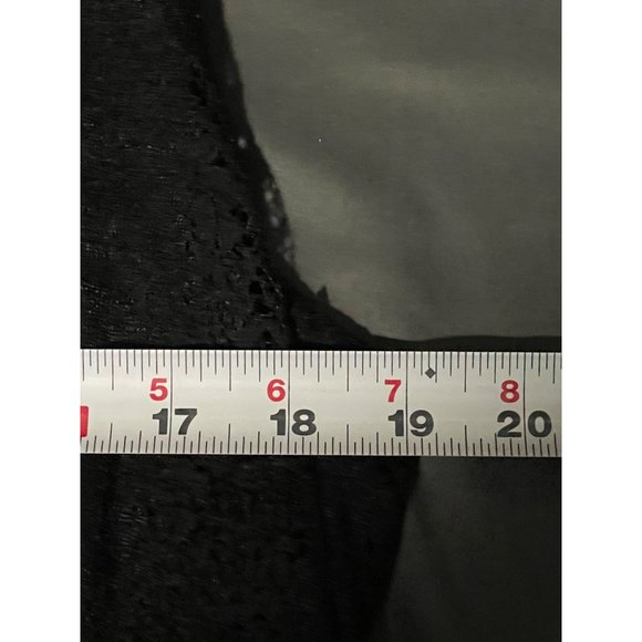 HAANI dress size 2X black lace fit and flare sleeveless - Picture 6 of 7